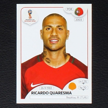 Quaresma Panini Sticker No. 126 - Russia 2018