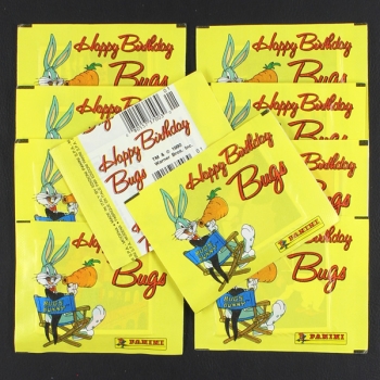Happy Birthday Bugs Panini Sticker 10 Tüten - EU Version