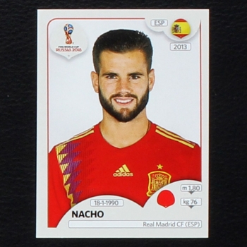 Nacho Panini Sticker No. 136 - Russia 2018