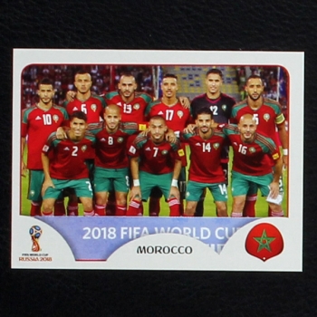 Team Morocco Panini Sticker No. 153 - Russia 2018