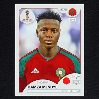 Mendyl Panini Sticker No. 159 - Russia 2018