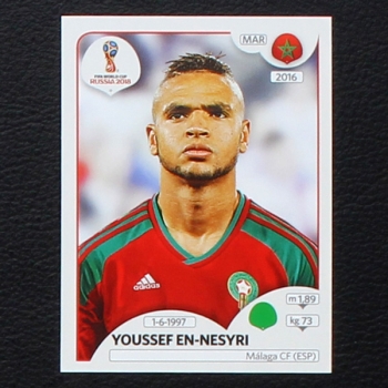 En-Nesyri Panini Sticker No. 171 - Russia 2018