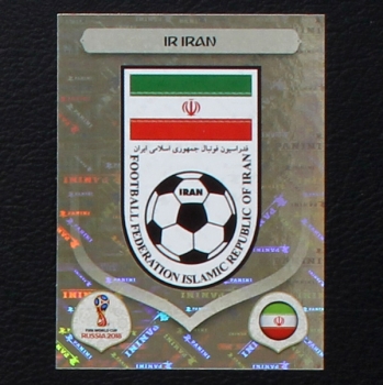 Wappen Iran Panini Sticker No. 172 - Russia 2018