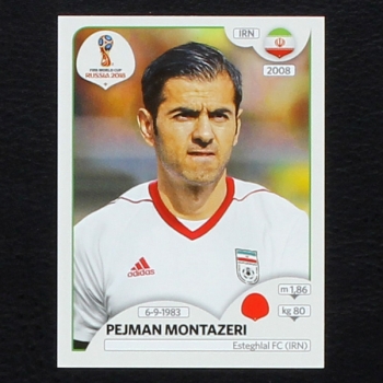 Montazeri Panini Sticker No. 175 - Russia 2018