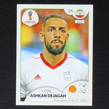 Dejagah Panini Sticker No. 186 - Russia 2018