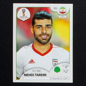 Taremi Panini Sticker No. 188 - Russia 2018