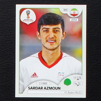 Azmoun Panini Sticker No. 191 - Russia 2018