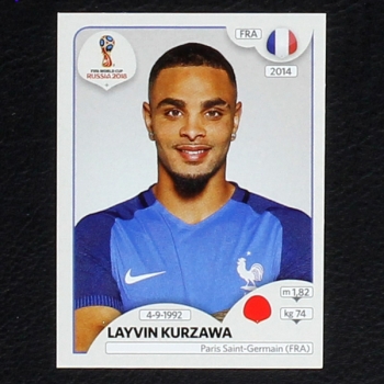 Kurzawa Panini Sticker No. 199 - Russia 2018