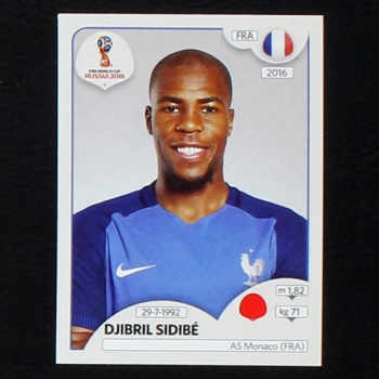 Sidibe Panini Sticker No. 197 - Russia 2018