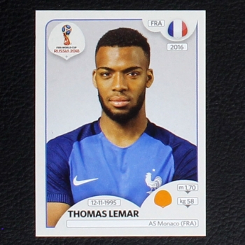 Lemar Panini Sticker No. 203 - Russia 2018