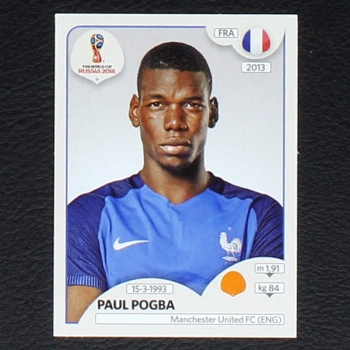 Pogba Panini Sticker No. 205 - Russia 2018