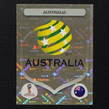 Wappen Australia Panini Sticker No. 212 - Russia 2018