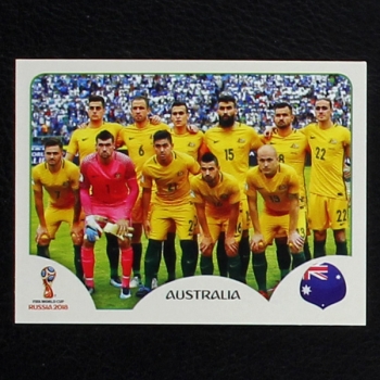 Team Australia Panini Sticker No. 213 - Russia 2018