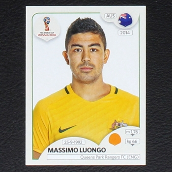 Luongo Panini Sticker No. 225 - Russia 2018