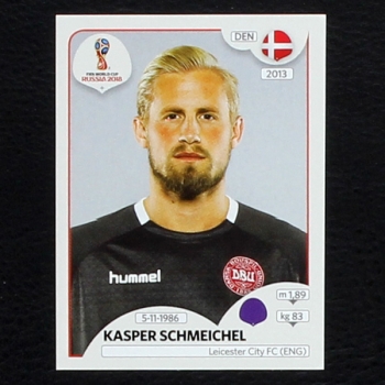 Schmeichel Panini Sticker No. 254 - Russia 2018