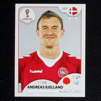 Bjelland Panini Sticker No. 258 - Russia 2018