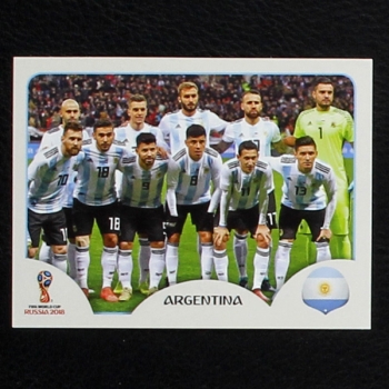 Team Argentina Panini Sticker No. 273 - Russia 2018