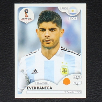 Banega Panini Sticker No. 285 - Russia 2018