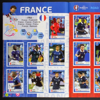 Road to Euro 2016 Panini sticker album complete