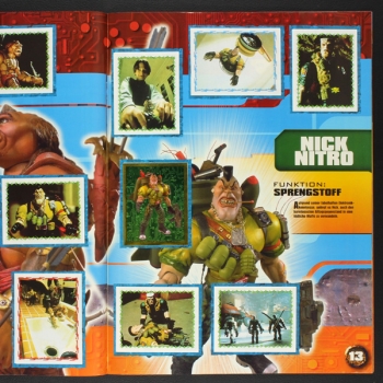 Small Soldiers Merlin sticker album almost complete -7