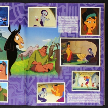 Kuzco Panini sticker album almost complete -18 F