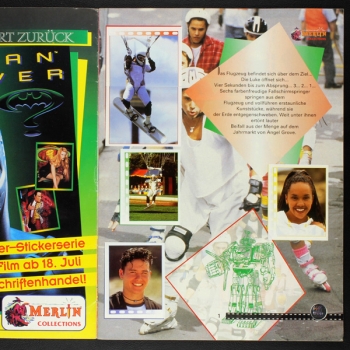 Power Ranger Film Merlin Sticker Album komplett