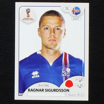 R. Sigurdsson Panini Sticker No. 296 - Russia 2018