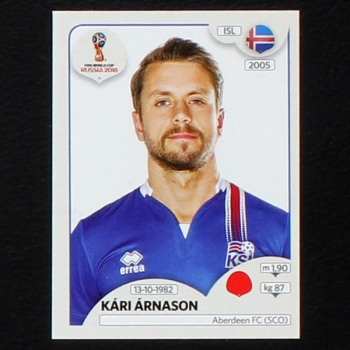 Arnason Panini Sticker No. 297 - Russia 2018