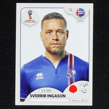 Ingason Panini Sticker No. 299 - Russia 2018