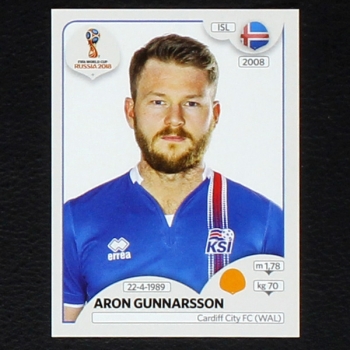 Gunnarsson Panini Sticker No. 301 - Russia 2018