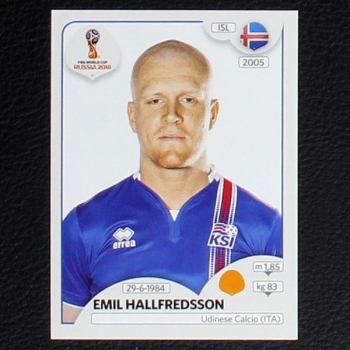 Hallfredsson Panini Sticker No. 303 - Russia 2018