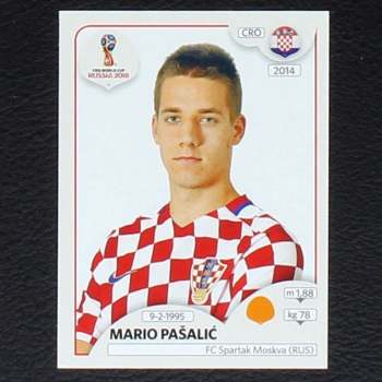 Pasalic Panini Sticker No. 325 - Russia 2018