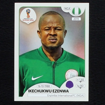 Ezenwa Panini Sticker No. 334 - Russia 2018