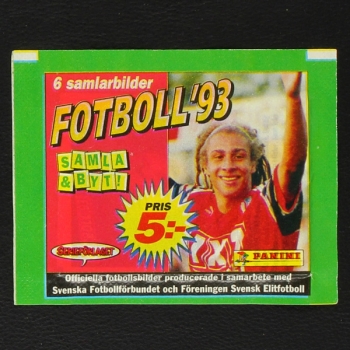 Fotboll 93 Panini Sticker Tüte