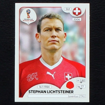 Lichtsteiner Panini Sticker No. 375 - Russia 2018