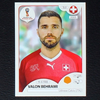 Behrami Panini Sticker No. 386 - Russia 2018