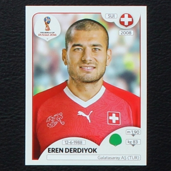 Derdiyok Panini Sticker No. 391 - Russia 2018