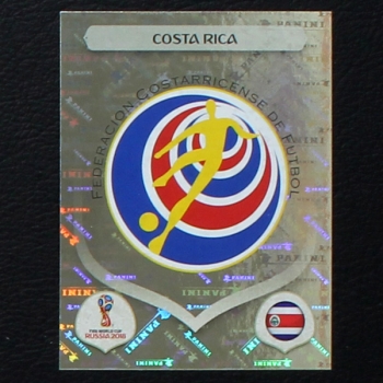 Wappen Costa Rica Panini Sticker No. 392 - Russia 2018