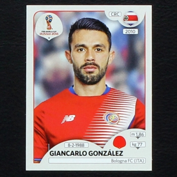 Gonzalez Panini Sticker No. 395 - Russia 2018