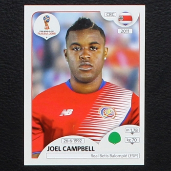 Campbell Panini Sticker No. 409 - Russia 2018