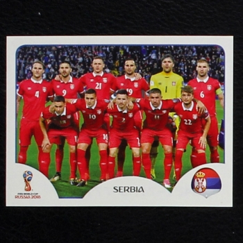 Team Serbia Panini Sticker No. 413 - Russia 2018