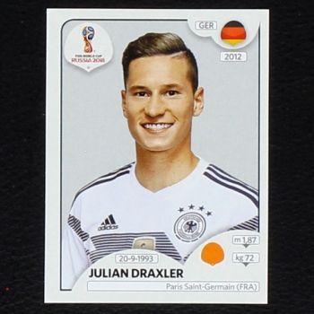 Draxler Panini Sticker No. 440 - Russia 2018