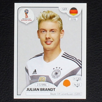 Brandt Panini Sticker No. 444 - Russia 2018