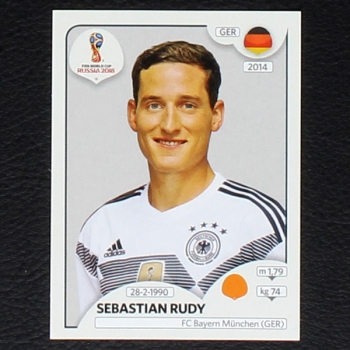 Rudy Panini Sticker No. 445 - Russia 2018