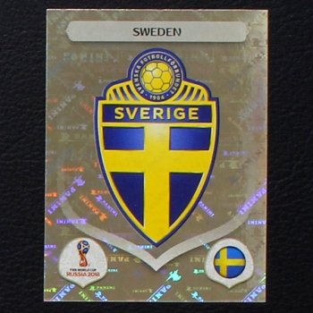 Wappen Sweden Panini Sticker No. 472 - Russia 2018