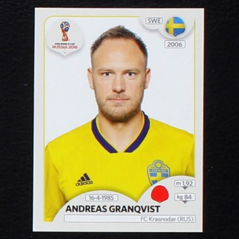 Granqvist Panini Sticker No. 477 - Russia 2018