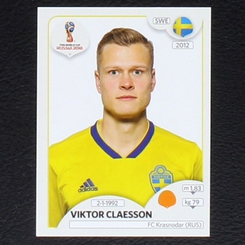 Claesson Panini Sticker No. 485 - Russia 2018