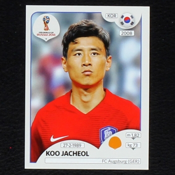 Jacheol Panini Sticker No. 500 - Russia 2018