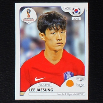 Jaesung Panini Sticker No. 507 - Russia 2018