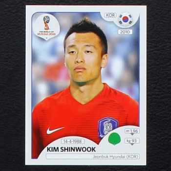 Shinwook Panini Sticker No. 510 - Russia 2018